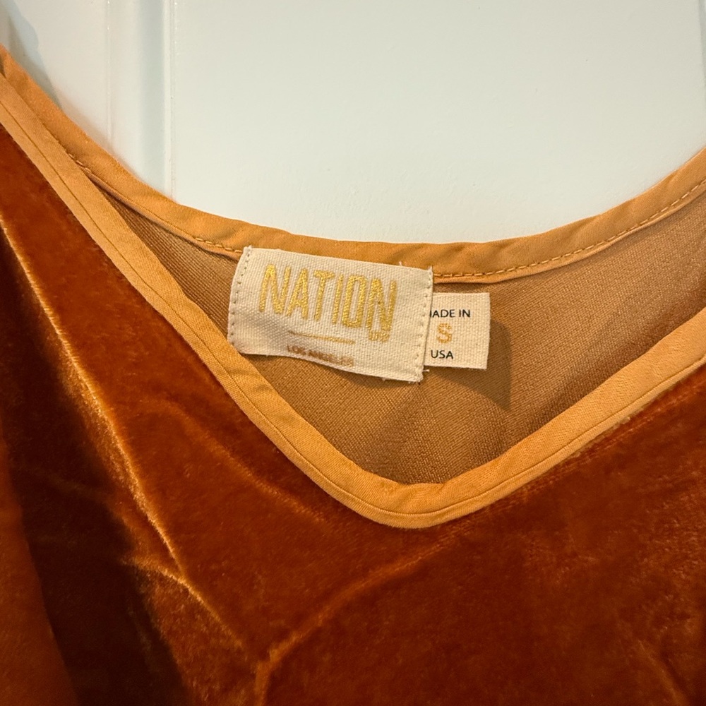 NATION velvet tank